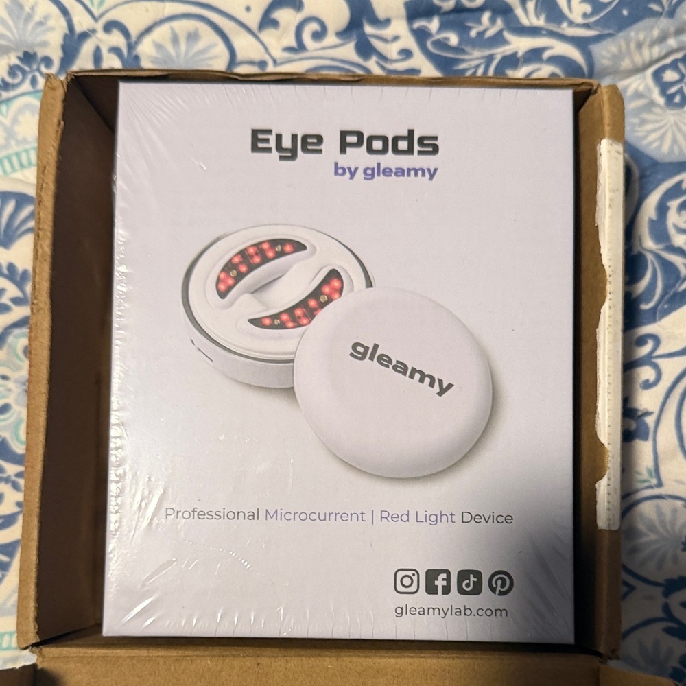 Eye Pods Red Light Eye Massager - White